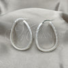 Sterling Silver Medium Hoop, Diamond Cutting Finish, Silver Finish, 02.389.0130.40