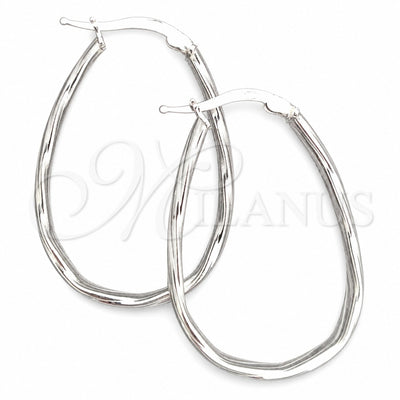 Sterling Silver Medium Hoop, Diamond Cutting Finish, Silver Finish, 02.389.0131.30 for wholesale, main product view