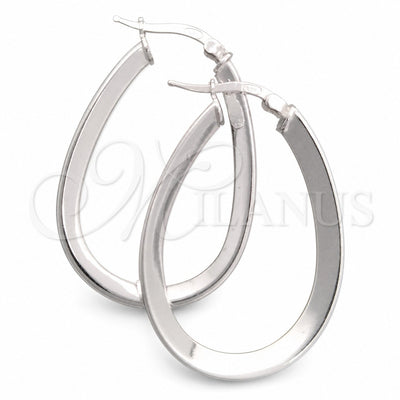 Sterling Silver Medium Hoop, Polished, Silver Finish, 02.389.0135.30 for wholesale, main product view