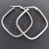 Sterling Silver Medium Hoop, Diamond Cutting Finish, Silver Finish, 02.389.0137.25