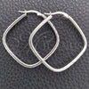 Sterling Silver Medium Hoop, Diamond Cutting Finish, Silver Finish, 02.389.0137.25