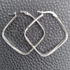 Sterling Silver Medium Hoop, Twist Design, Diamond Cutting Finish, Silver Finish, 02.389.0138.40