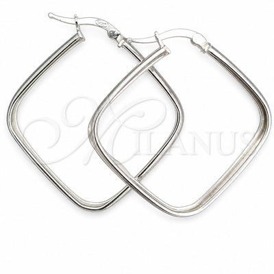 Sterling Silver Medium Hoop, Polished, Silver Finish, 02.389.0139.40 for wholesale, main product view