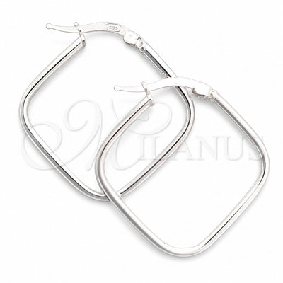 Sterling Silver Medium Hoop, Polished, Silver Finish, 02.389.0141.20 for wholesale, main product view