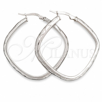 Sterling Silver Medium Hoop, Diamond Cutting Finish, Silver Finish, 02.389.0143.40 for wholesale, main product view