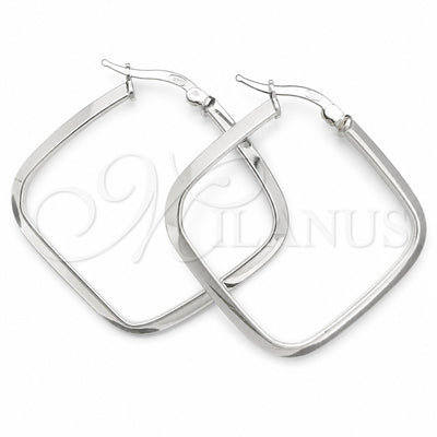 Sterling Silver Medium Hoop, Polished, Silver Finish, 02.389.0146.40 for wholesale, main product view
