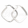 Sterling Silver Medium Hoop, Polished, Silver Finish, 02.389.0147.25