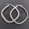 Sterling Silver Medium Hoop, Diamond Cutting Finish, Silver Finish, 02.389.0148.40