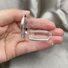 Sterling Silver Medium Hoop, Diamond Cutting Finish, Silver Finish, 02.389.0150.30