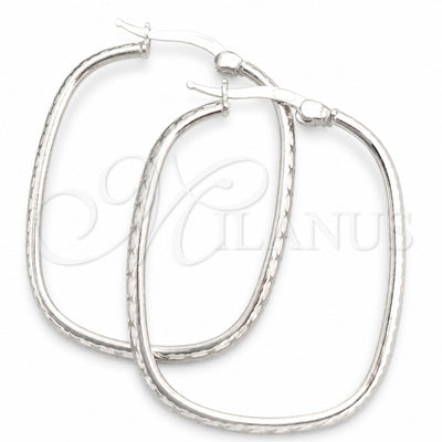 Sterling Silver Medium Hoop, Diamond Cutting Finish, Silver Finish, 02.389.0150.30 for wholesale, main product view