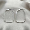 Sterling Silver Medium Hoop, Twist Design, Polished, Silver Finish, 02.389.0153.30