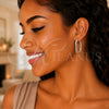 Sterling Silver Medium Hoop, Polished, Silver Finish, 02.389.0154.30