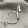 Sterling Silver Medium Hoop, Polished, Silver Finish, 02.389.0154.30