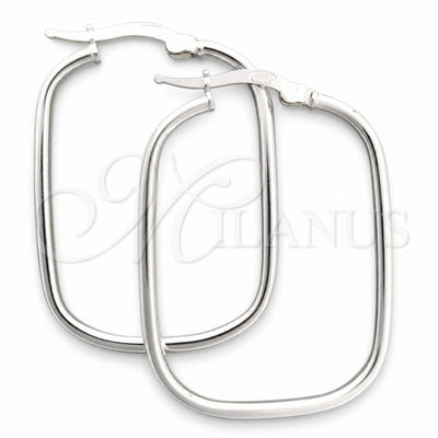 Sterling Silver Medium Hoop, Polished, Silver Finish, 02.389.0157.30 for wholesale, main product view