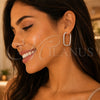 Sterling Silver Medium Hoop, Polished, Silver Finish, 02.389.0158.30