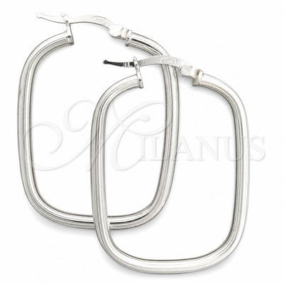 Sterling Silver Medium Hoop, Polished, Silver Finish, 02.389.0158.30 for wholesale, main product view