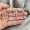 Sterling Silver Medium Hoop, Polished, Silver Finish, 02.389.0162.30
