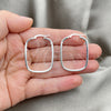 Sterling Silver Medium Hoop, Polished, Silver Finish, 02.389.0162.30