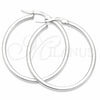 Sterling Silver Medium Hoop, Polished, Silver Finish, 02.389.0170.30
