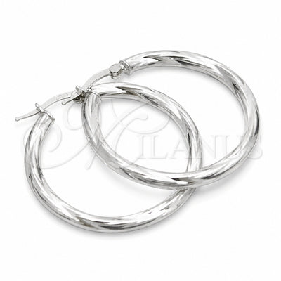 Sterling Silver Medium Hoop, Diamond Cutting Finish, Silver Finish, 02.389.0180.30 for wholesale, main product view