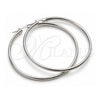 Sterling Silver Large Hoop, Polished, Silver Finish, 02.389.0184.50