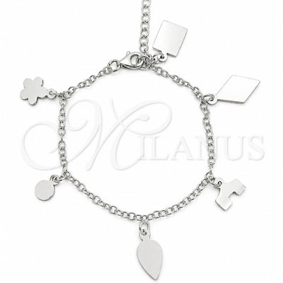 Plateada Plata Esterlina Pulsera, vista principal del producto de Plata 925 por Mayoreo, vista principal del producto