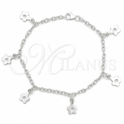 Plateada Plata Esterlina Pulsera, vista principal del producto de Plata 925 por Mayoreo, vista principal del producto