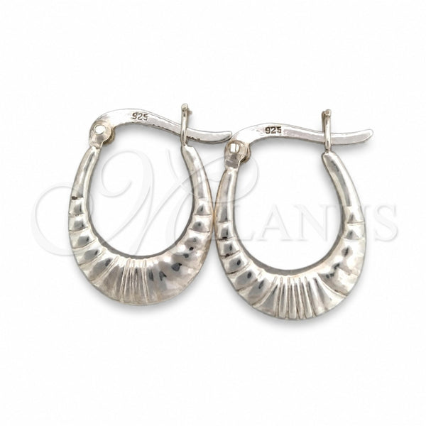 Sterling Silver Small Hoop, Polished, Silver Finish, 02.393.0001.15