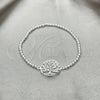 Sterling Silver Adjustable Bolo Bracelet, Tree Design, Polished, Silver Finish, 03.392.0014.07