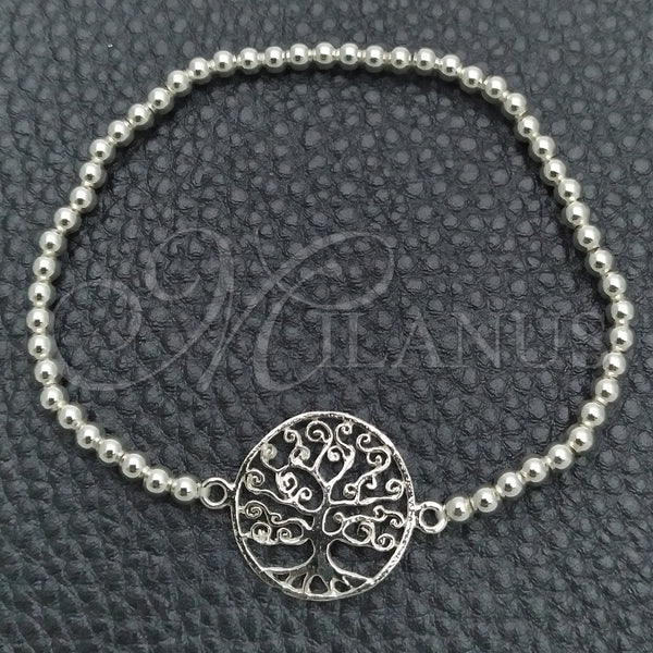 Sterling Silver Bracelet — Adjustable Bolo Bracelet Tree Design Polished 03. 03 — main product view — SKU 147325 | Plata 925 brazalete — Adjustable Bolo Bracelet Tree diseño pulido 03. 03 — SKU 147325