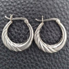 Sterling Silver Small Hoop, Polished, Silver Finish, 02.393.0002.20