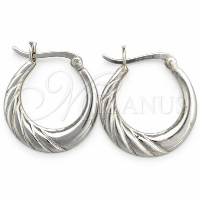 Sterling Silver Small Hoop, Polished, Silver Finish, 02.393.0002.20 for wholesale, main product view