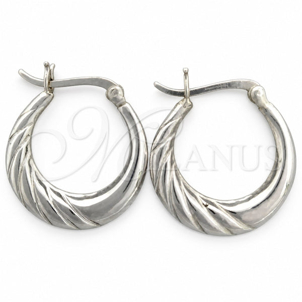 Sterling Silver Hoop Earrings — Small Hoop Polished 02. — main product view — SKU 147327 | Plata 925 aretes de aro — Small Hoop pulido 02. — SKU 147327