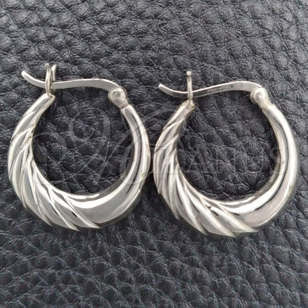Sterling Silver Hoop Earrings — Small Hoop Polished 02. — main product view — SKU 147327 | Plata 925 aretes de aro — Small Hoop pulido 02. — SKU 147327