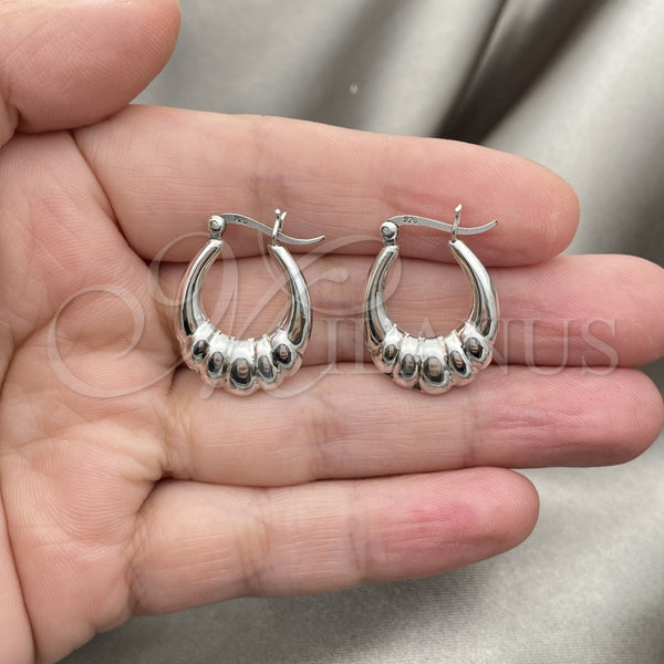 Sterling Silver Small Hoop, Polished, Silver Finish, 02.393.0003.20