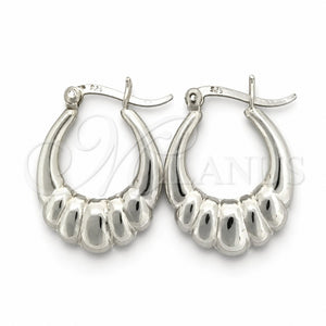 Sterling Silver Small Hoop, Polished, Silver Finish, 02.393.0003.20