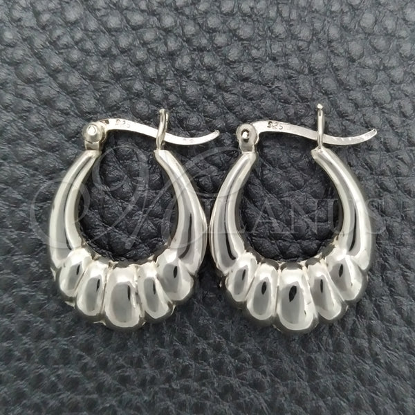 Sterling Silver Small Hoop, Polished, Silver Finish, 02.393.0003.20
