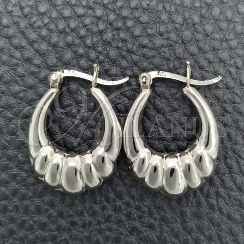 Sterling Silver Small Hoop, Polished, Silver Finish, 02.393.0003.20