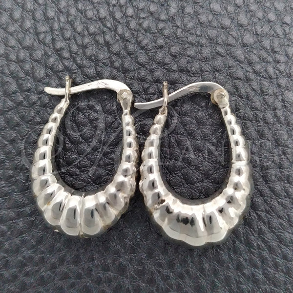 Sterling Silver Hoop Earrings — Small Hoop Polished 02. — main product view — SKU 147337 | Plata 925 aretes de aro — Small Hoop pulido 02. — SKU 147337
