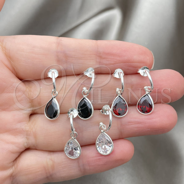 Sterling Silver Ring — Stud Earring with White Cubic Zirconia Polished 02. — alternate product view — SKU 147338 | Plata 925 anillo — Stud Earring with blanco Cubic Zirconia pulido 02. — SKU 147338