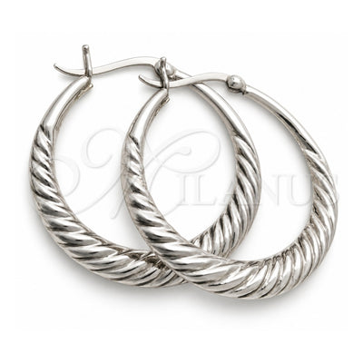 Sterling Silver Small Hoop, Polished, Silver Finish, 02.393.0011.20