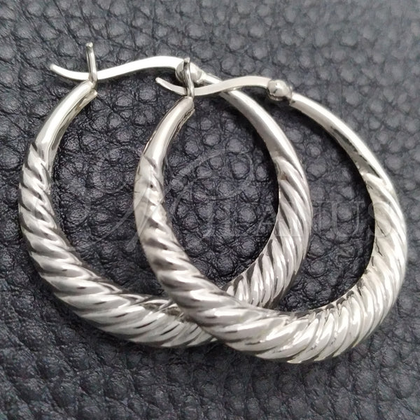 Sterling Silver Hoop Earrings — Small Hoop Polished 02. — main product view — SKU 147345 | Plata 925 aretes de aro — Small Hoop pulido 02. — SKU 147345
