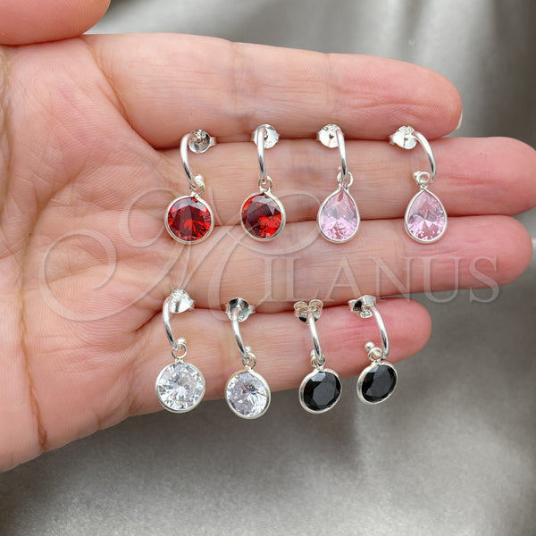 Sterling Silver Ring — Stud Earring with White Cubic Zirconia Polished 02. — alternate product view — SKU 147346 | Plata 925 anillo — Stud Earring with blanco Cubic Zirconia pulido 02. — SKU 147346