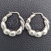 Sterling Silver Medium Hoop, Polished, Silver Finish, 02.393.0015.30