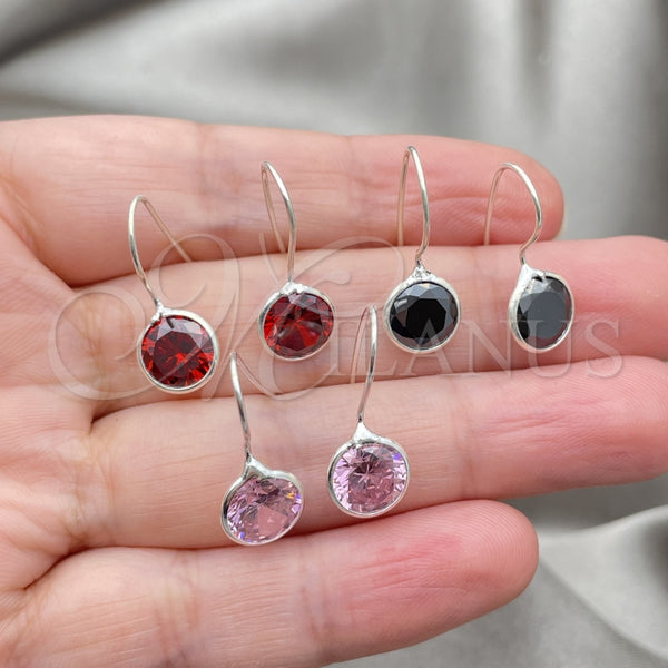 Sterling Silver Ring — Dangle Earring with White Cubic Zirconia Polished 02. — alternate product view — SKU 147359 | Plata 925 anillo — Dangle Earring with blanco Cubic Zirconia pulido 02. — SKU 147359