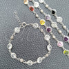 Sterling Silver Fancy Bracelet, with White Cubic Zirconia, Polished, Silver Finish, 03.394.0002.07 (07 MM Thickness, 7 Inches Length)