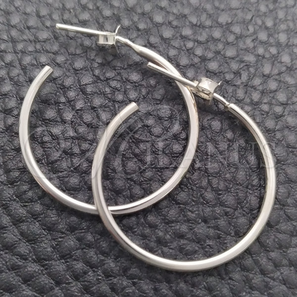 Sterling Silver Hoop Earrings — Small Hoop Polished 02. — main product view — SKU 147386 | Plata 925 aretes de aro — Small Hoop pulido 02. — SKU 147386