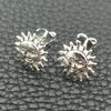 Sterling Silver Ring — Stud Earring Sun Design Polished 02. — alternate product view — SKU 147388 | Plata 925 anillo — Stud Earring Sun diseño pulido 02. — SKU 147388