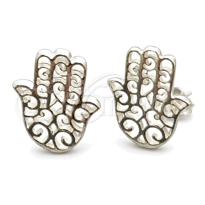 Plateada Plata Esterlina Aretes, vista principal del producto de Plata 925 por Mayoreo, vista principal del producto
