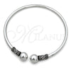 Sterling Silver Individual Bangle, Polished, Silver Finish, 07.395.0003.05 (03 MM Thickness, Size 5 (2.50 Diameter))
